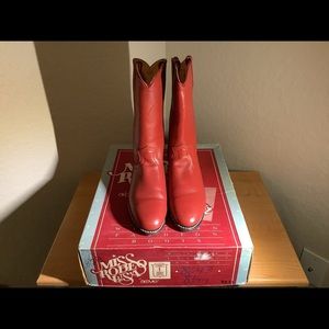 Red Western Boots